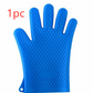 Food Grade Silicone Heat Resistant BBQ Glove Silicone Oven Mitts