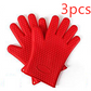 Food Grade Silicone Heat Resistant BBQ Glove Silicone Oven Mitts