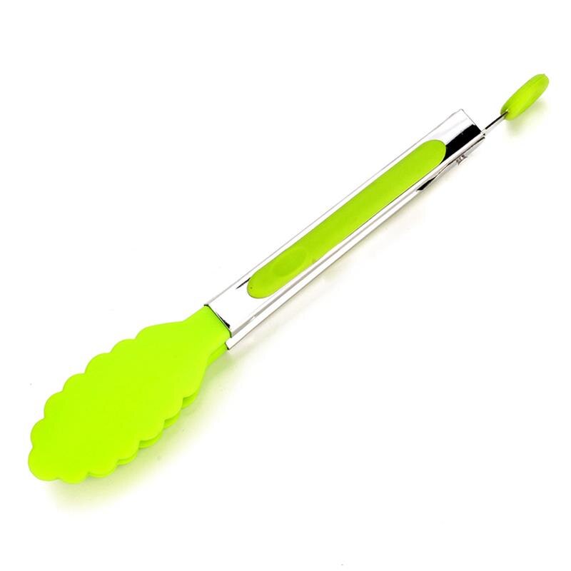 Food Tong Stainless Steel Kitchen Tongs Silicone Nylon Non-Slip Cooking Clip Clamp BBQ Salad Tools Grill Kitchen Accessories