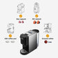 HiBREW Coffee Machine 4in1 Multiple Capsule Espresso  Dolce Milk&amp;Nespresso&amp;ESE Pod&amp;Powder Coffee Maker Stainless Metal Outook H3