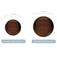 1Pc Wood Plate Premium Black Walnut Dish Plate Dia 15cm 20cm Dinner Plate Snack Cake Dessert Plate Wooden Tableware Dropshipping