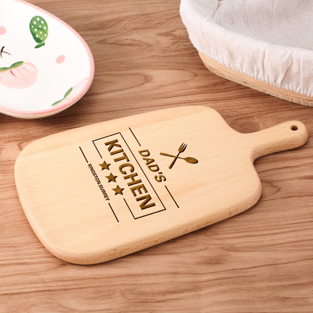 Personalized Engraved Cutting Board Housewarming Chopping Board Kitchen Gifts Decor for Anniversary