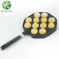 Holaroom 12 Cavities Aluminum Alloy Takoyaki Pan Takoyaki Maker Octopus Small Balls Baking Pan Home Cooking Tools