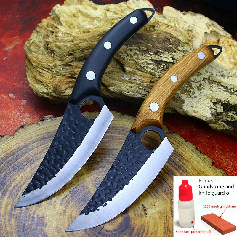 Japan imported 5 Cr3WOv Steel forged boning knife sharp kitchen slicer Kitchen slicer Steak Beef Sashimi Sushi knife