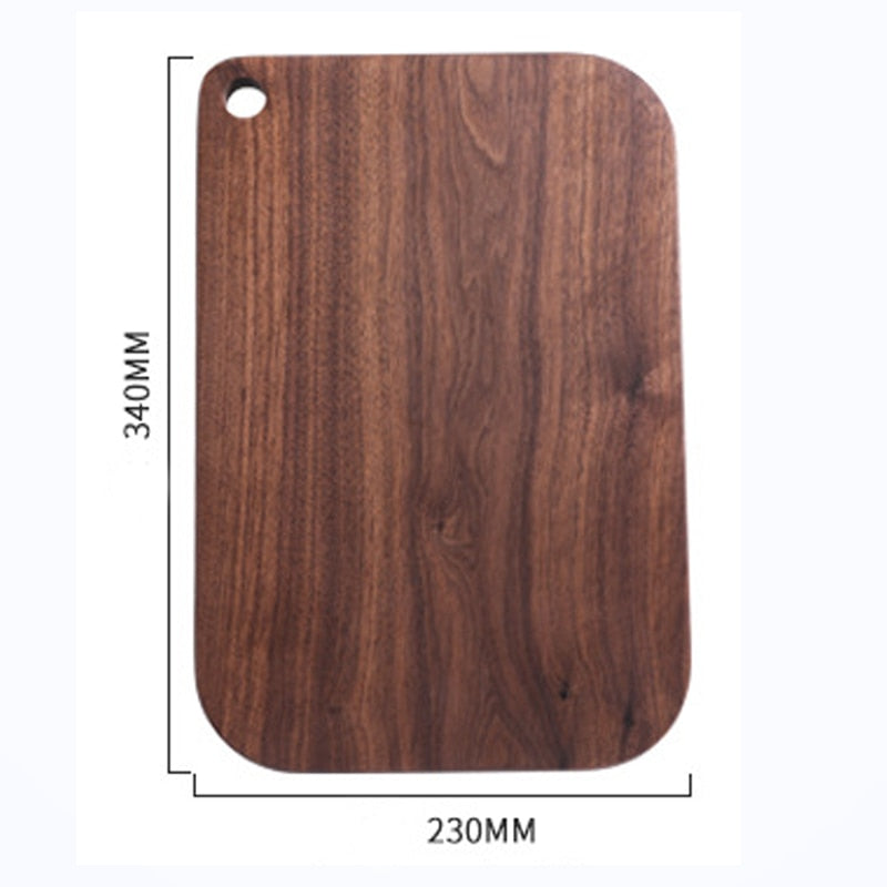 Black Walnut Cutting Board Wood Kitchen Solid Whole Wood Rootstock Fruit Lacquerless Wood Chopping Board Kitchen Wooden Board