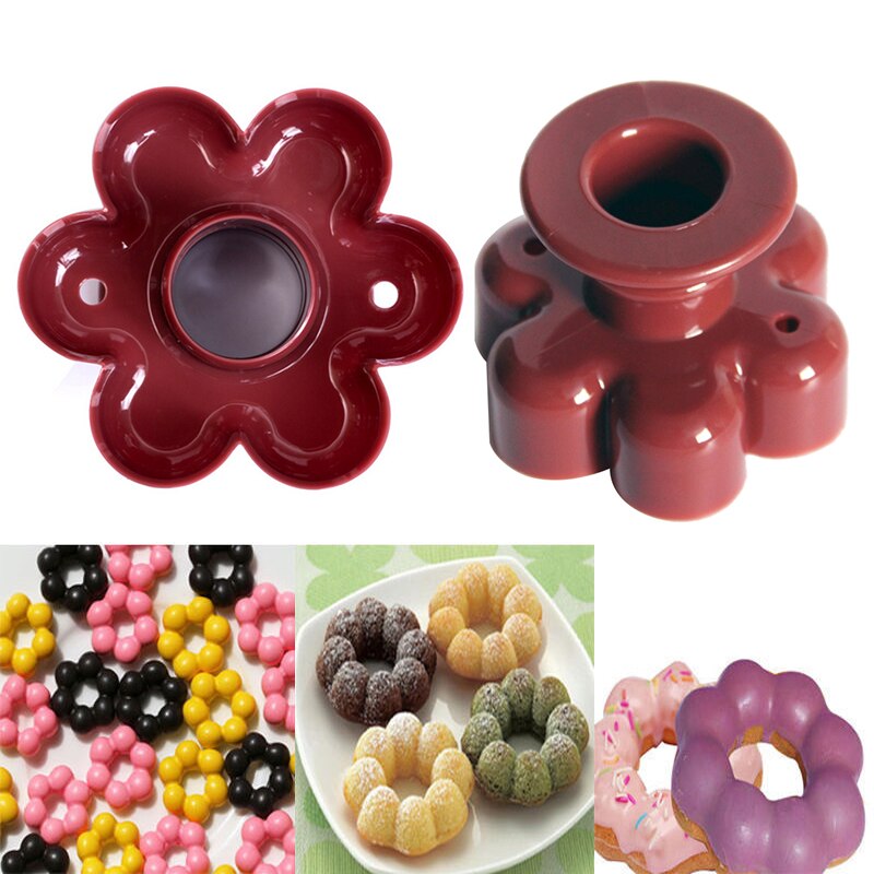 Donut Maker Cutter Cake Mold Flower Heart Shape Fudge Cake Bread Dessert Bakery Mould  Jelly Mold Chocolate Mold Baking Tools