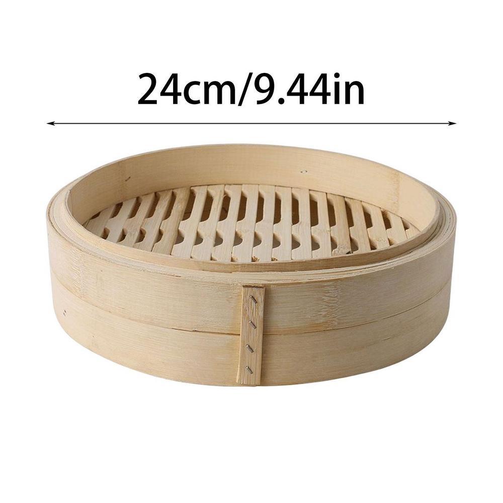 Cooking Bamboo Steamer Basket Dim Sum Dumpling Food Steamer With Lid Cookware, Dumpling Steamer Steam Pot Kitchen Cooking Tools