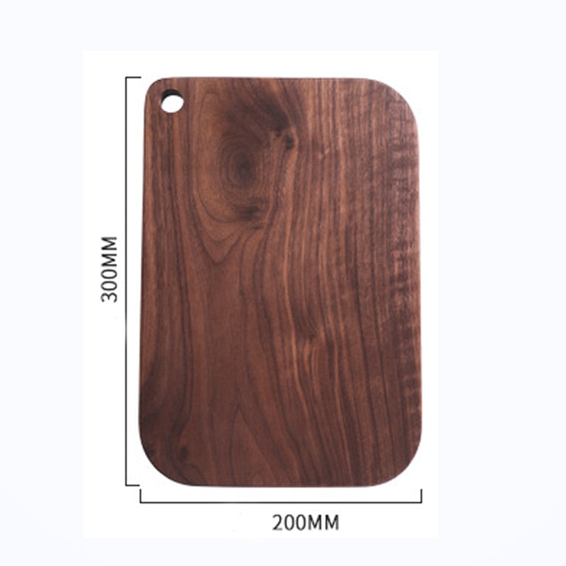 Black Walnut Cutting Board Wood Kitchen Solid Whole Wood Rootstock Fruit Lacquerless Wood Chopping Board Kitchen Wooden Board