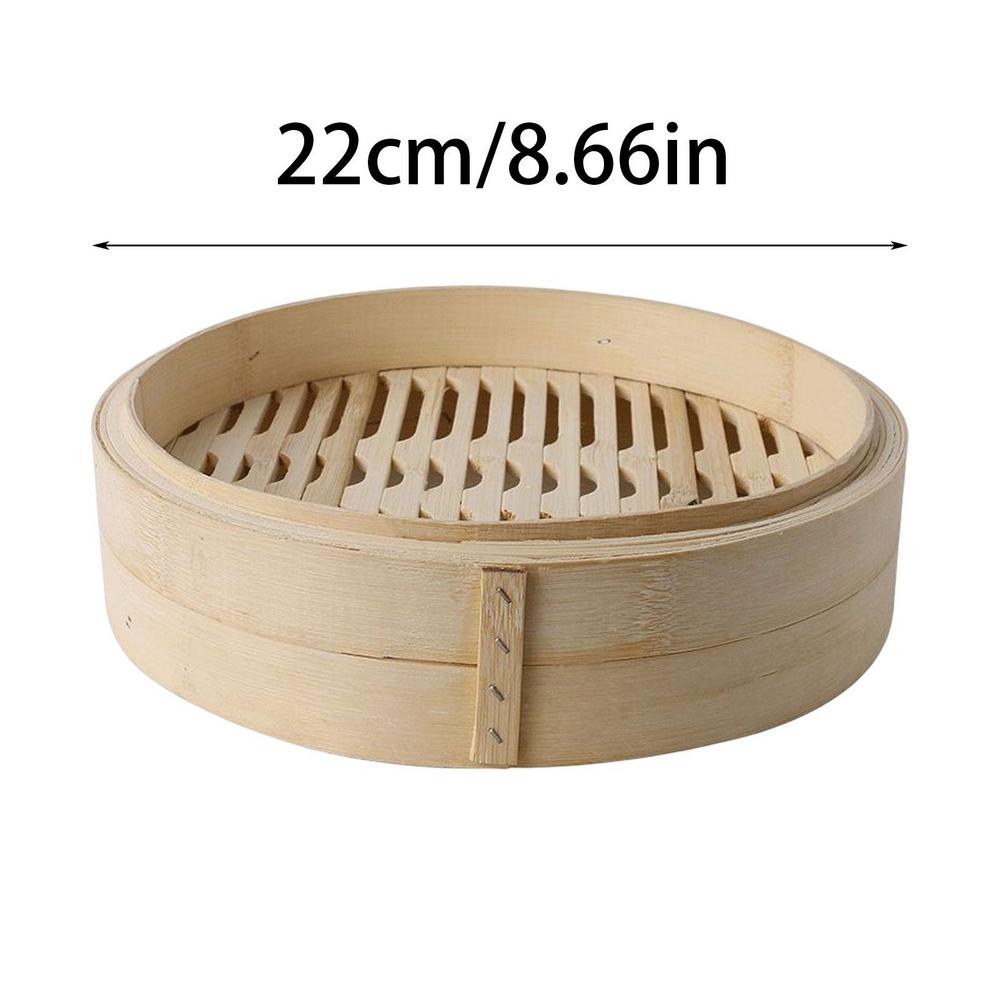 Cooking Bamboo Steamer Basket Dim Sum Dumpling Food Steamer With Lid Cookware, Dumpling Steamer Steam Pot Kitchen Cooking Tools