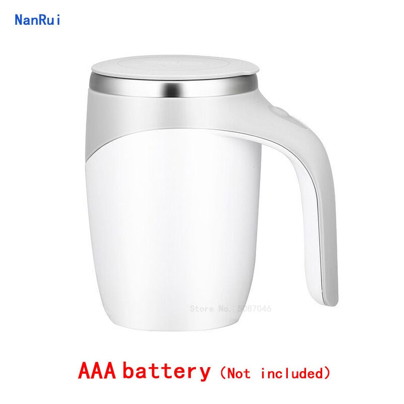 Automatic Self Stirring Magnetic Mug Stainless Steel Temperature Difference Coffee Mixing Cup Blender Smart Mixer Thermal Cup