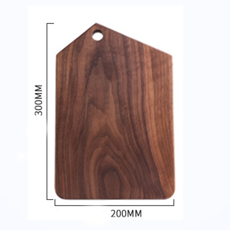 Black Walnut Cutting Board Wood Kitchen Solid Whole Wood Rootstock Fruit Lacquerless Wood Chopping Board Kitchen Wooden Board