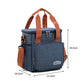 Large Capacity Portable Lunch Bag Food Thermal Box Picnic Cooler Bag Insulated Case Durable Waterproof Office Lunchbag