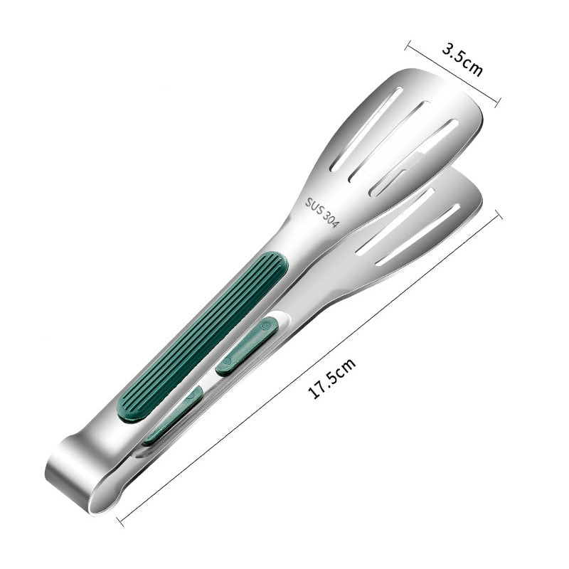 Roestvrij Staal Schop Clip Multifunctionele Steak Bbq Tang Pannenkoek Gebakken Pizza Steak Vis Spatel Brood Keuken Tool