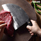 XITUO Full Tang Chef Knife Handmade Forged High-carbon Clad Steel Kitchen Knives Cleaver Filleting Slicing Broad Butcher knife