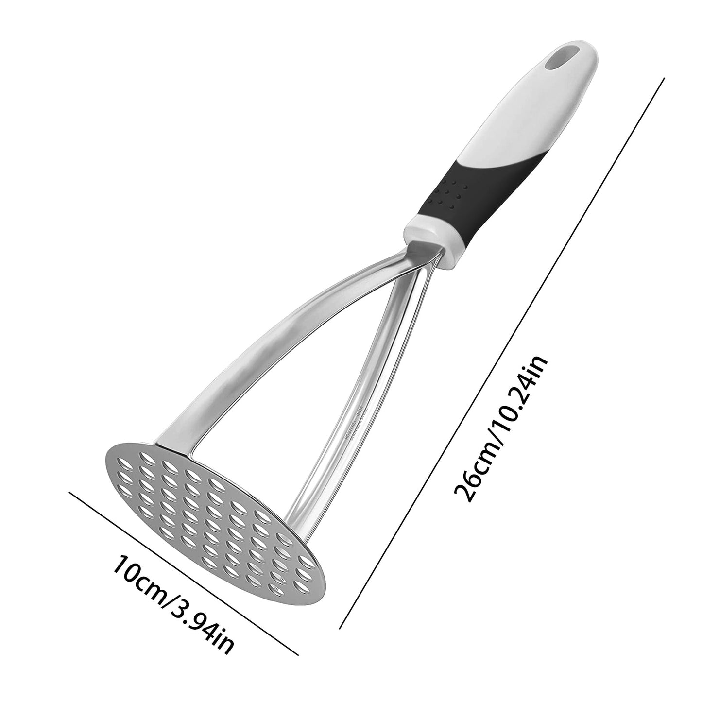 Pressed Potato Masher Ricer Puree Juice Maker Potato Pusher Smooth Mashed Potatoes Crusher Fruit Tools Stainless Steel Kitchen