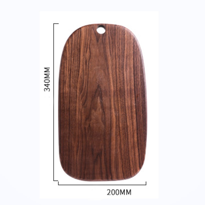 Black Walnut Cutting Board Wood Kitchen Solid Whole Wood Rootstock Fruit Lacquerless Wood Chopping Board Kitchen Wooden Board