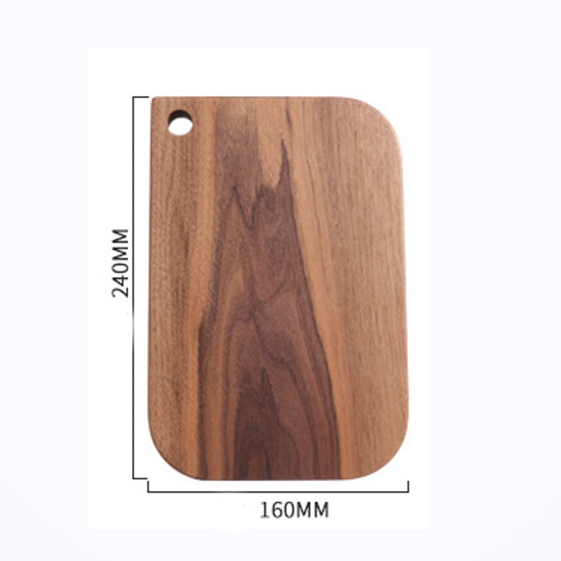 Black Walnut Cutting Board Wood Kitchen Solid Whole Wood Rootstock Fruit Lacquerless Wood Chopping Board Kitchen Wooden Board