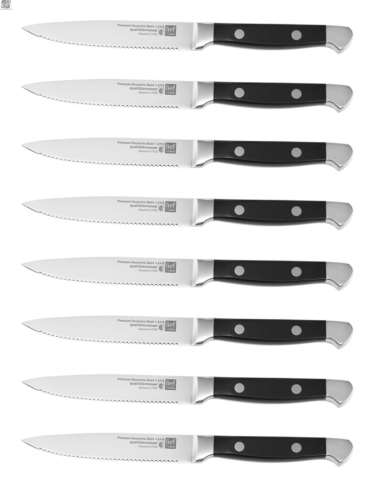 4/6/8p Steak Knife Set Stainless Steel Highly Polished Handles Outdoor Barbecue Tourist Facas De Cozinha CuteloTool Steak Knives