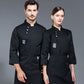 Unisex Kitchen Chef Coat Short Restaurant Uniform Shirt Service Bakery Breathable Double Breasted Chef Dress Chef Jackets apron