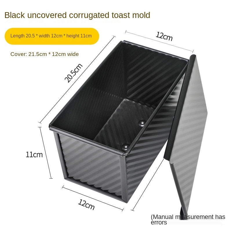 450gLoaf Pan With Cover Bread Baking Mould Cake Toast Non-Stick Toast Box with Lid  Gold Aluminized Steel Bread Mould Bread Mold