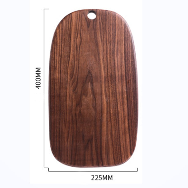 Black Walnut Cutting Board Wood Kitchen Solid Whole Wood Rootstock Fruit Lacquerless Wood Chopping Board Kitchen Wooden Board