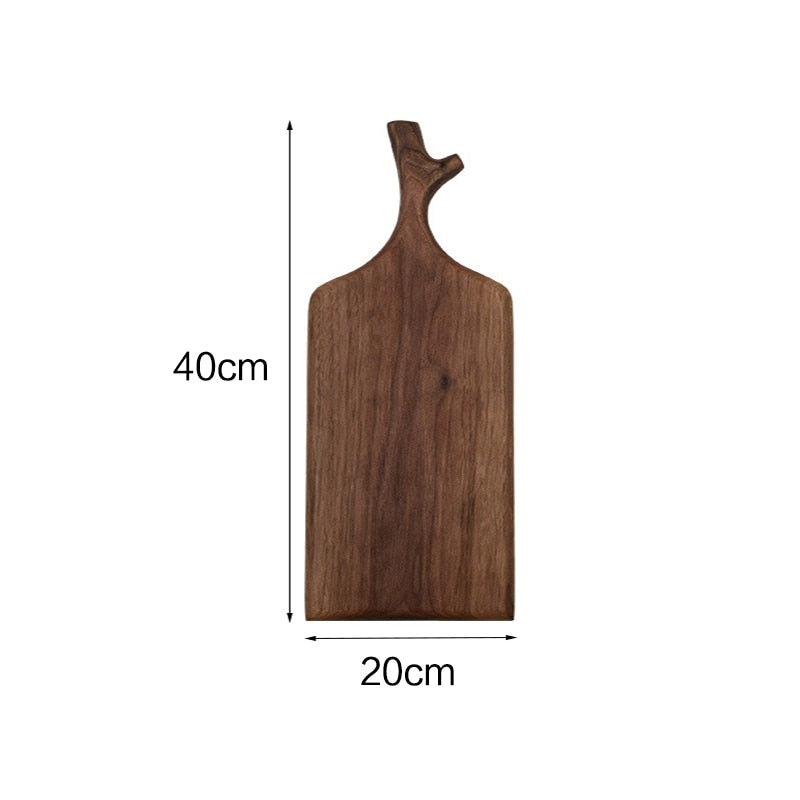 Black Walnut Cutting Board Wood Kitchen Solid Whole Wood Rootstock Fruit Lacquerless Wood Chopping Board Kitchen Wooden Board