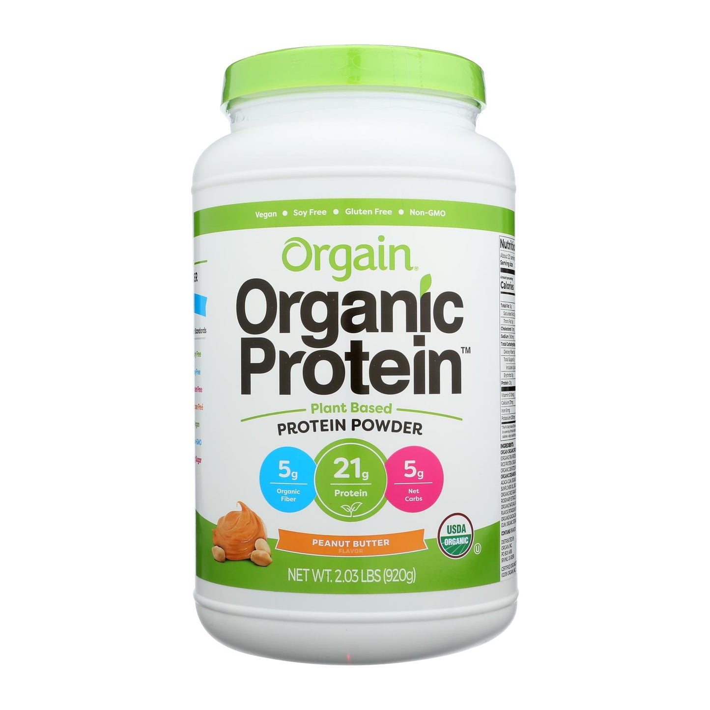 Orgain Organic Plant  Based Protein Powder  - 1 Each - 2.03 Lb